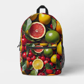 Sac À Dos Imprimé "Lumière juteuse" (Recto)