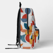 Sac À Dos Imprimé Lumineuse géométrique rétro Abstrait Moyen-siècle  (Gauche)