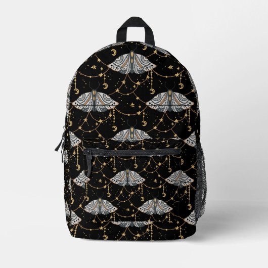 Sac À Dos Imprimé Lunaire Moth Dreamscape (Recto)