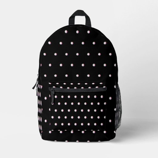 Sac À Dos Imprimé LUNE NOIR&blanc (Recto)