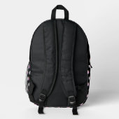 Sac À Dos Imprimé LUNE NOIR&blanc (Verso)