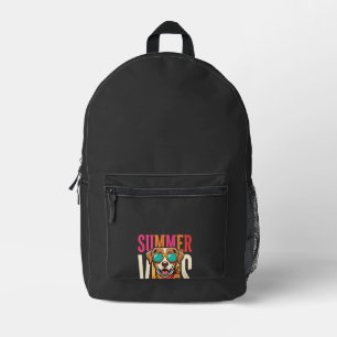 Sac À Dos Imprimé Lunettes de soleil pour chien Summer Vibes