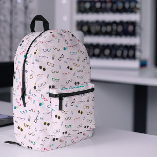 Sac À Dos Imprimé Lunettes et lentilles de contact