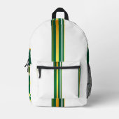 Sac À Dos Imprimé Luxe Linge tendance Green Texture Collection (Recto)