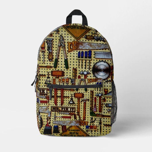 Sac À Dos Imprimé M. Fix It Handyman Tools (Recto)