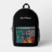 Sac À Dos Imprimé Ma forme physique (Recto)