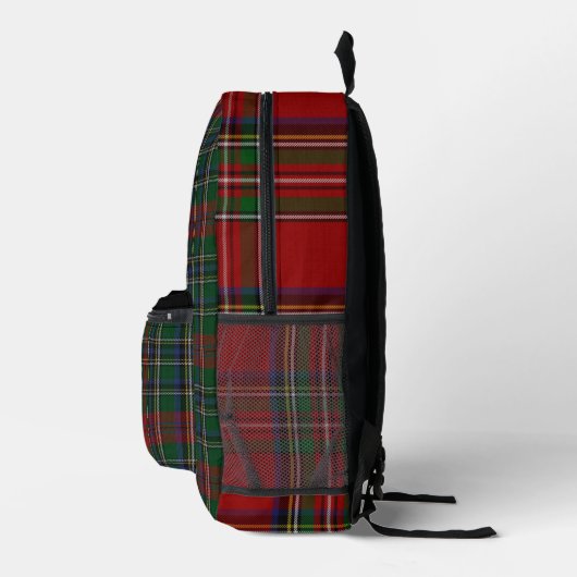 Sac À Dos Imprimé MacLean Plaid Monogrammed (Droite)