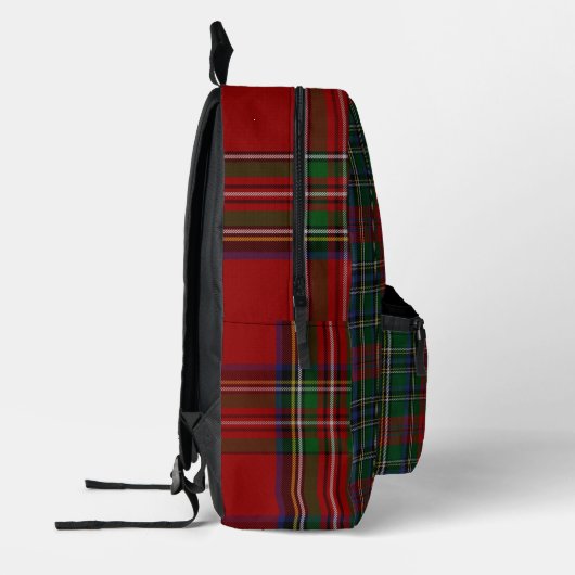 Sac À Dos Imprimé MacLean Plaid Monogrammed (Gauche)