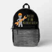 Sac À Dos Imprimé Maître du royaume machine (Recto)