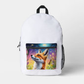 Sac À Dos Imprimé Majestic Fox (Recto)