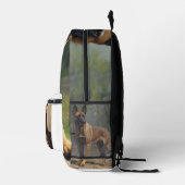 Sac À Dos Imprimé Malinois belge (Droite)