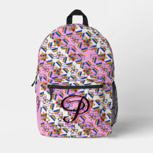 Sac À Dos Imprimé Mandala de la fierté arc-en-ciel - Géométrique vib
