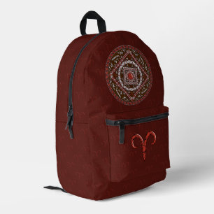 Sac À Dos Imprimé Mandala du Bélier