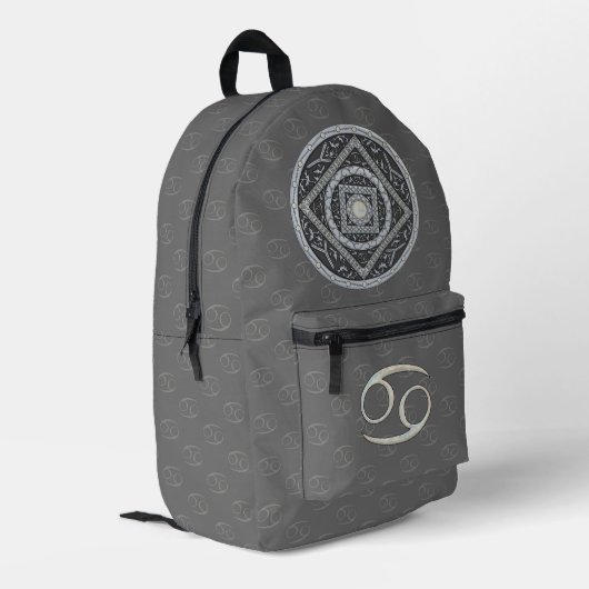 Sac À Dos Imprimé Mandala du Cancer (Coin arrière gauche)