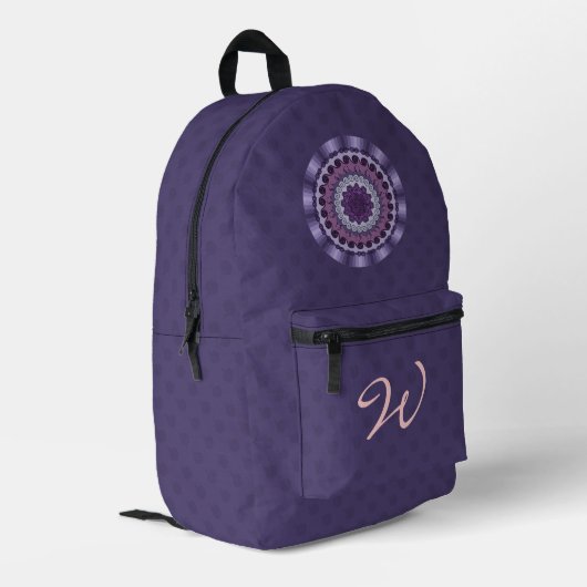 Sac À Dos Imprimé Mandala du vent (Coin arrière gauche)