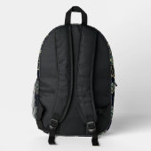 Sac À Dos Imprimé Mandala émeraude dorée (Verso)