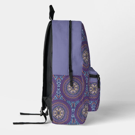 Sac À Dos Imprimé Mandala Purple (Gauche)
