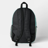 Sac À Dos Imprimé Mandala Vert (Verso)