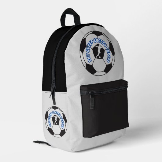 Sac À Dos Imprimé manger dormir football répéter (Coin arrière gauche)
