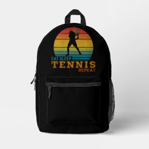 Sac À Dos Imprimé Manger Dormir Tennis Répéter