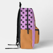 Sac À Dos Imprimé Mangeur De Devoirs Chien Rose (Gauche)