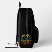 Sac À Dos Imprimé Mangez le cricket du sommeil Répéter (Gauche)