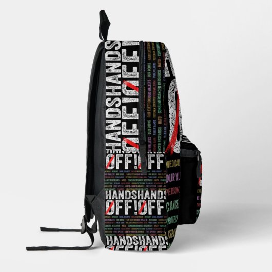 Sac À Dos Imprimé Manifestation (Gauche)