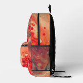 Sac À Dos Imprimé Marbre rouge (Droite)