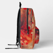 Sac À Dos Imprimé Marbre rouge (Gauche)