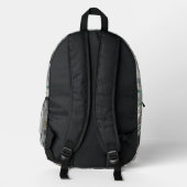 Sac À Dos Imprimé Marbrure de pierre avec veines de turquoise (Verso)
