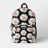 Sac À Dos Imprimé Marguerites à points rouges (Recto)