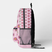 Sac À Dos Imprimé Marguerites roses (Droite)