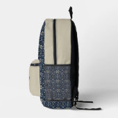 Sac À Dos Imprimé Marine scandinave et Motif Tan Mandala (Droite)