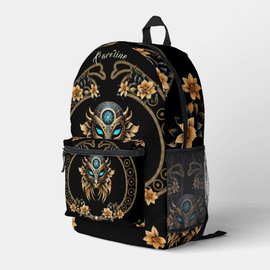 Sac À Dos Imprimé Masque d'imaginaire génial. (Coin arrière droit)