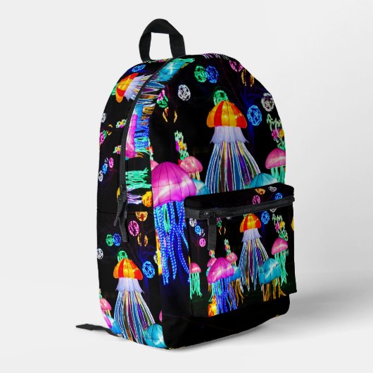 Sac À Dos Imprimé Méduses de Lumières (Coin arrière gauche)