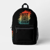 SAC À DOS IMPRIMÉ MEILLEUR INGÉNIEUR JAMAIS (Recto)