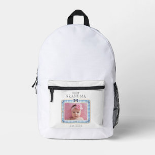 Sac À Dos Imprimé Meilleure grand-mère établie date personnalisée ph