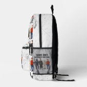 Sac À Dos Imprimé Même Différent Costume (Droite)