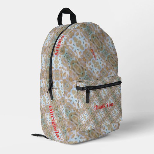 Sac À Dos Imprimé Merci (Coin arrière gauche)
