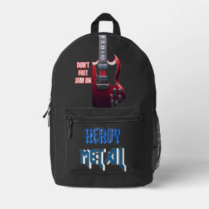 Sac À Dos Imprimé Métal lourd classique