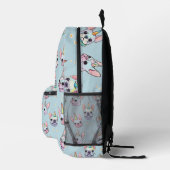 Sac À Dos Imprimé Mignon Français Bulldog Unicorn Pastel Motif (Droite)