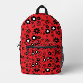Sac À Dos Imprimé Mignonne coccinelle à motifs (Recto)