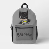 Sac À Dos Imprimé Mini classique Batman Sketch (Recto)