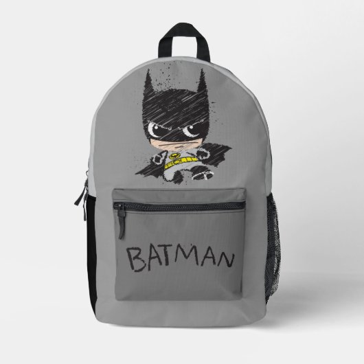 Sac À Dos Imprimé Mini classique Batman Sketch (Recto)