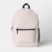 Sac À Dos Imprimé Minimalisme aux fraises (Recto)