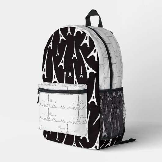 Sac À Dos Imprimé Minuit à Paris Tour Eiffel (Coin arrière droit)