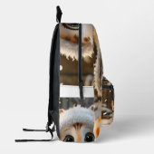 Sac À Dos Imprimé Misha - Un léopard des neiges moelleux (Gauche)