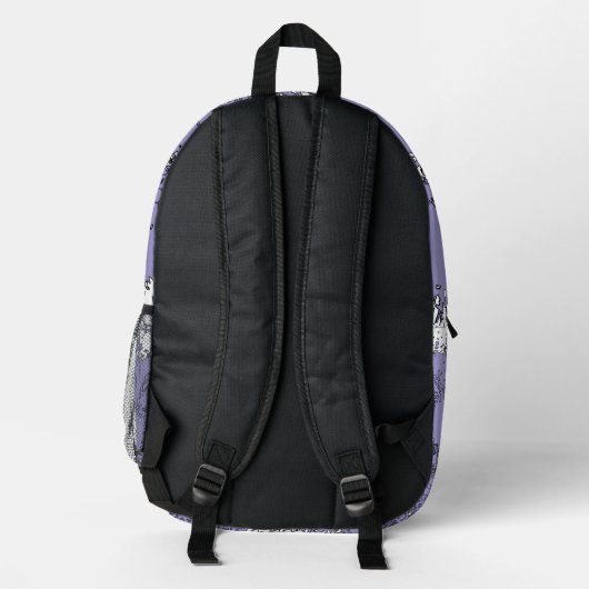 Sac À Dos Imprimé Misty Shamrocks Backpack – Trendy & Artistic (Verso)