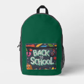 Sac À Dos Imprimé Mochila Back to School (Recto)
