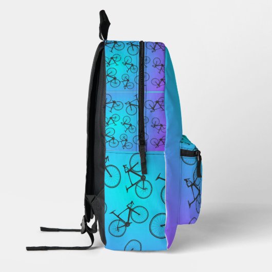 Sac À Dos Imprimé Mochila con estampado de bicicletas  con su nombre (Gauche)